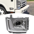 For 2023 2024 Isuzu Npr Hd Nqr Nrr Halogen Headlight Right Passenger Clear Lens
