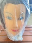 New In Box Celebrity D804 Debra Manikin Mannequin Head W  Brown Human Hair  