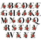 60 Christmas Return Address Labels Personalized 3 4  X 2 1 4  Monogram