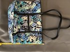 Vera Bradley Quilted Large Zipper Tote Bag Fan Flowers New With Tags