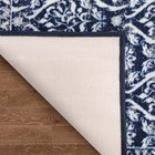 Alfombras Non-skid  non-slip  2x4 Rubber Backing Floral Geometric Low Profile   