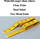 3 Pack 120 Inch Tape Measure Soft Tape Measuring Body Tape Sewing Cloth Ruler