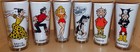       Complete Set Of 1975 Al Capp Brockway Glasses  Daisy-mae - Joe Btsfplk 