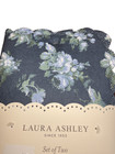 Laura Ashley Kitchen Dish Drying Mats  2  Violetta Navy  16 X 22 Polyester Nip