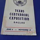 Texas Centennial Exposition Dallas Advertising Foldout 1936