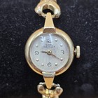 Gerrard Perreguax 14k Solid Gold Vintage Ladies Watch On Speidel Gf Band Running