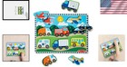 Melissa   Doug Vehicles Wooden Peg Puzzle  8 Pcs 