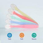 5-pack Soft Silicone Baby Spoons     First Stage Self-feeding  Food-grade  Trainin