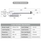 Dc 12v Electric Linear Actuator Cylinder Lift 1500n 10 Inch Stroke Heavy Duty