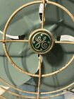 Ge General Electric Fan F18s125 Rare Teal Blue Antique Nice 50   s Works  2 Speeds