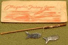 Old Unopened Cracker Jack Pop Corn Confection Miniature Fishing Game Toy Prize
