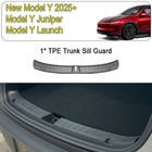 Tesla Model Y Juniper Trunk Sill Protector Tpe Rear Bumper Guard