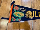 Vintage 1964 Vintage Rose Bowl Pennant Illinois Fighting Illini - Dick Butkus