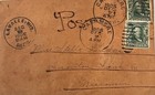 Leather Rare Postcard Antique 1906 Letter Tucked Under Indian Head Cashmere Wa