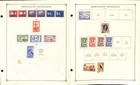 Bechuanaland Stamp Collection On 5 Scott International Pages  1898-1961  bi 