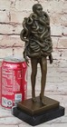 Hand Made Museum Quality Classic Rare Fashion Girl Woman Bronze Sculpture