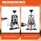 Manual Wire Stripping Machine Drill Powered Hand Crank Wire Stripper Tool 1-20mm