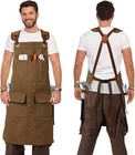 Woodworking Apron For Men Heavy Duty Canvas Shop Work Apron With Tool Pockets