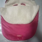 Jj Cole Winter Baby Car Seat Cover For Baby Seat Or Stroller  Plush Raspberry 