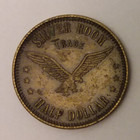 Silver Room Chico California 1965 Souvenir Half Dollar Trade Token 28mm