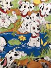 101 Dalmatians Top Flat Twin Bed Sheet Puppies Playtime Pond Disney Mint