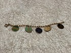 1939 Golden Gate International Exposition Round Mbuildings Disc Charm Bracelet