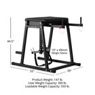 Titan Fitness Economy H-pnd  Reverse Hyperextensions Lower Body Machine