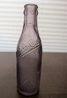 Rare Amethyst Chero-cola Script Soda Bottle  Troy  Al   never Sold   Vintage