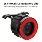 Bicycle Taillight Smart Auto Brake Sensing Rear Light Rechargeable Led