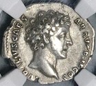 144 Ngc Ch Vf Marcus Aurelius Caesar Roman Emp Denarius Honos 5 5 4 5  26072801c