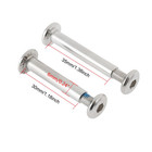 10 Pack Inline Skates Wheel Mounting Screws And Bolts Set Roller Skating Brake M