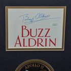 Buzz Aldrin Autographed Apollo 11 Moon Landing Deluxe Frame With 11x14 Photo  Mi