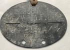 Ww2 German Original Elite Dog Tag Erkennungsmarke W Soldbuch Hohenstaufen Rare 