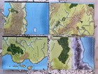 Dungeons   Dragons World Of Greyhawk Giant Four-panel Fold-out Map Ad d