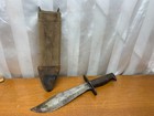 Antique Us Mod 1918 Us Army Military Wwi Bolo Knife W  Scabbard Plumb Phila Usa