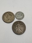 Antique Lot Of Silver Coins 80  Silver 13 2g Weight