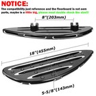 Front   Rear Footboards Floorboards Boards For Harley Touring Road King Glide
