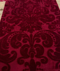 Antique 19th C  French Cut Velvet Mohair Fabric With Florentine Pattern  Zz686