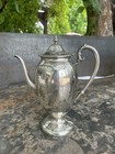 Lot Of 2 Antique Silver Plated Tea Pots By Sheffield- Marked - With Lids 