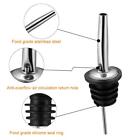 6pcs Stainless Steel Liquor Bottle Pourers Vinegar Tapered Stopper Spout Bott   