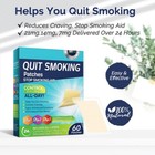 Quit Smoking Patches Step 1 2 3 - 21mg  14mg  7mg Nicotine  60 Count Stop Aid