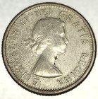 1961 Canada 10 Cents Dime 0 8000 Silver Asw 0 06 Oz Coin Free Shipping - 2481