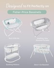 Soft Bassinet Fitted Sheets For Fisher Price Soothing Motions - 3 Pack