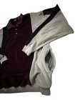 Vintage J b Buck Casuals Colorblock Pullover Long Sleeve Shirt Size Xl