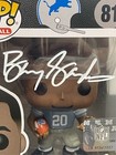 Barry Sanders Signed Detroit Lions Nfl Funko Pop  81 Beckett Witness Bas Coa
