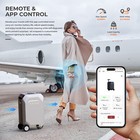 Smart Rideable Suitcase 31l 20 Inch Electric Luggage Scooter Lightweight   App