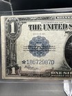 1923  1 00 Blue Seal Silver Certificate  Big Bill Rare Star Note   18672987d