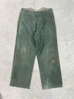 Vintage 1940s 50s M3 Hbt Buckle Back Chore Pants Good Size 32x32