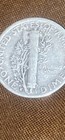 1943 S Mercury Dime 10c 90  Silver Full Bands Coin 