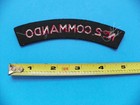 Wwii Original Felt 5  British  no  2 Commando  Rocker Patch-no Glow